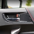 thumbnail image 3 of Inner Door Handle Bowl Panel Trim Real Carbon Fiber Interior Decoration for Subaru BRZ Toyota 86 2016-2020(Black), 3 of 7