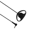 thumbnail image 4 of 3.5mm Elbow Plug Single Ear D-Shape Earhook Earpiece Headset For Two Way Radio, 4 of 8