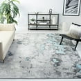 thumbnail image 2 of SAFAVIEH Adirondack Ladonna Abstract Area Rug, Turquoise/Grey, 10' x 10' Square, 2 of 7