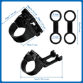 thumbnail image 4 of 40X Silicone Snorkel Clip Diving Snorkel Holder Snorkel Keeper Scuba Dive Plastic Clip Snorkel Keeper Tube Holder,Black, 4 of 6