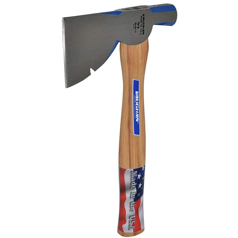 Vaughan 22-Ounce Carpenters Half Hatchet, Flame Treated Hickory Handle, 13-Inch