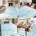 thumbnail image 5 of 6'x9' Area Rugs, Blue Indoor Outdoor Area Rug for Living Room Bedroom, Polka Dots Watercolor Abstract Art Washable Bathroom Rugs Kitchen Floor Carpet Mats Home Decor Aesthetic, 5 of 8