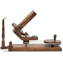 Wooden Yarn Winder and Swift for Crocheting, Knitting | Umbrella Yarn Swift and Ball Winder Combo Large Capacity | Handcrafted Jumbo Wood Yarn Winder from Inanosa - Antique Beechwood (Winder)