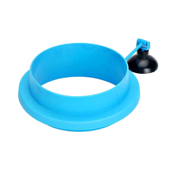 Billuyoard Anillo de alimentación alimentador de peces circular de larga duración tamaño compacto profesional instalación práctica bandeja de Alimentadores automáticos de peces Espesar/Azul