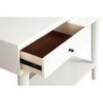 thumbnail image 4 of Alpine Furniture Flynn Wood Console Table with 2 Drawers in White, 4 of 6