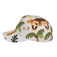 thumbnail image 5 of Naloa Original Classic Low Profile Hat Men Women Baseball Cap Dad Hat Adjustable Unconstructed Monkeys Swinging from Palms Print Cap, 5 of 9