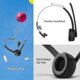 thumbnail image 3 of Bluetooth Headset/cell Phone Headset With Microphone, Office Wireless Headset, Over The Head Earpiece, On Ear Car Bluetooth Headphones For Cell Phone, 3 of 4