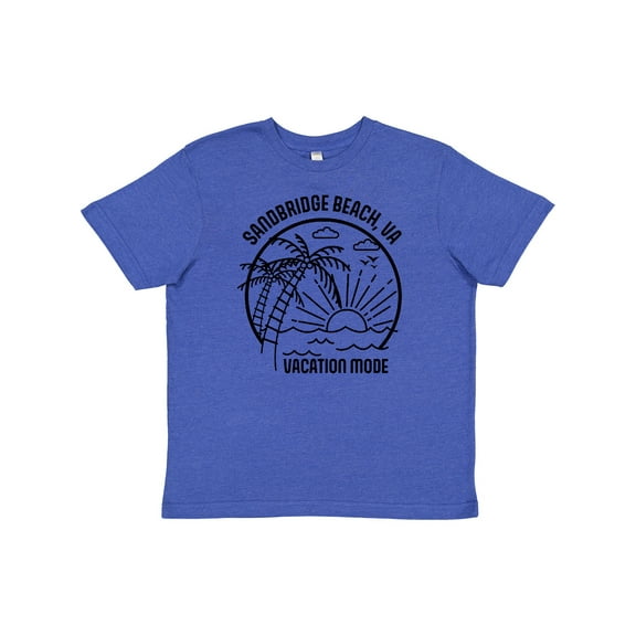 Inktastic Summer Vacation Mode Sandbridge Beach Virginia Youth T-Shirt