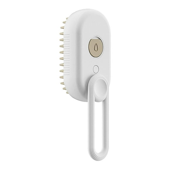 Fiudx Cepillo Mascotas, Vapor Hermético En Eliminar El Vello, Peine Masajeador En Diseño y Aerosol, Cepillo Desenredante En Redondeados, Solución Alternativa En El Baño, para Perros y Gatos, Material
