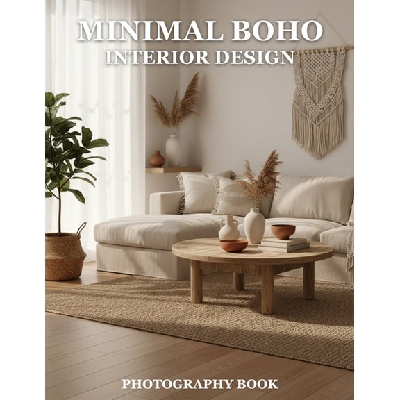 Minimal Boho Interior Design Photography Book: Inspire Your Home With Serene Minimalist Aesthetics, (Paperback)
