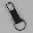 thumbnail image 4 of Naierhg Men Fashion Concise Faux Leather Strap Alloy Keyring Keychain Key Chain Gift, 4 of 7