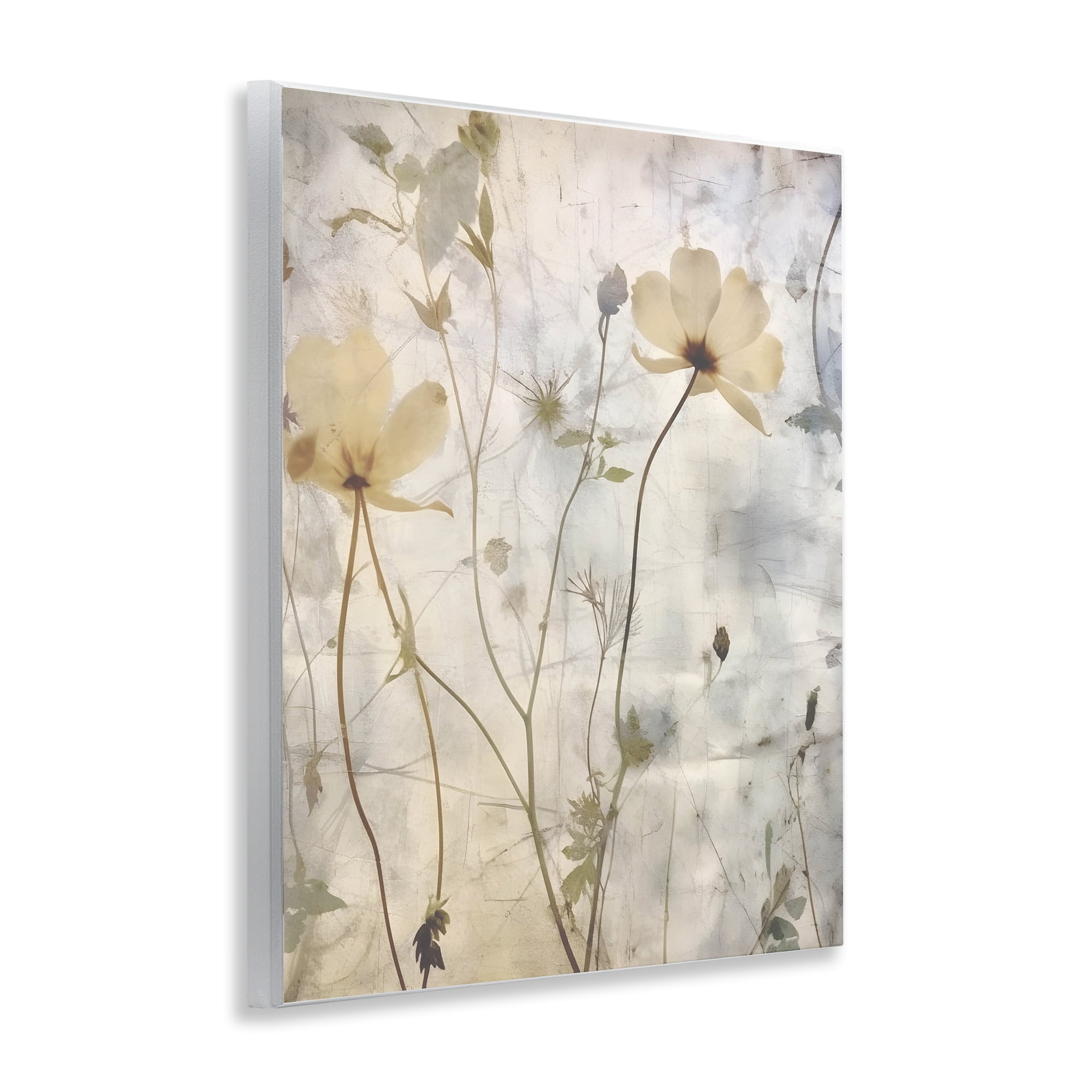Stupell Industries Soft Neutral Botanicals Plants & Flowers Painting Unframed Art Print Wall Art, 11 x 14