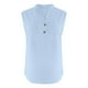 thumbnail image 4 of Camiseta sin mangas de verano para mujer, corte holgado, plisada, cuello en V, sin mangas, fluida, informal, 4 of 5