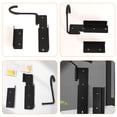 thumbnail image 3 of TABLZONE 2 Sets Wall Bike Holder Black Plastic Rack for Cyclists in Bicycle Storage, 3 of 8
