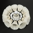 thumbnail image 3 of 12PCS 1005 Goose Feather Durable Badminton Shuttlecocks for Sports Training Practice12PCS, 3 of 11