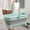Green, variant on Large Foldable Bucket With Handle For House Cleaning Space Saving, Compact Wash Bucket For Sink, Indoor Outdoor Collapsible Bucket, Large Foot Buckets,Multiuse Foldable Water Pail For Camping,Beige