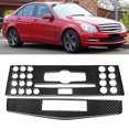 thumbnail image 4 of Carbon Fiber Trim,2Pcs Carbon Fiber Air CD Panel Sticker Air Conditioner Control Frame Striking Appearance, 4 of 7