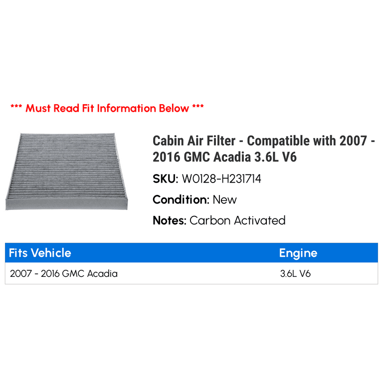 Amazon.com: AirTechnik CF11663 Cabin Air Filter w/Activated