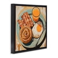 thumbnail image 2 of Stupell Industries Cottage Cinnamon Roll Breakfast Black Floating Frame Canvas Art, 25 x 25, by Tina LeCour, 2 of 8