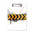 thumbnail image 1 of Logo Long Black And Yellow Strips Clipboard Folder Writing Pad Backing Plate A4, 1 of 4