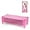 Pink, variant on Daycare Cots, 6-Pack Stackable Nap Bed Cot with Easy Lift Corners, Portable Children Sleeping Cots for Preschool Classroom, Nursery, Ready-to-Assemble (Pink)