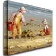 thumbnail image 2 of Trademark Fine Art "At the Beach" Canvas Art, 2 of 3