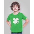 thumbnail image 4 of Old Glory Toddler St. Patricks Day Shamrock Heart Short Sleeve Graphic T Shirt, 4 of 6