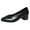 Black, variant on Aayomet Womens Pumps Heels Wide Heel Shoes Slip-on Shoes Thick Comfortable Women's Pointed Fashion Toe Casual Women's casual,Black 9