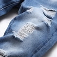 thumbnail image 5 of THJRPQJFD High Waisted Straight Leg Jeans Boys Jeans Size 6 High Jeans Toddler Boy Sweatpants Newborn Boys Clothes Baby Boy Clothes 9-12 Months 18m, Light Blue 9-10 Years, 5 of 9