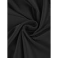 thumbnail image 5 of INSPIRE CHIC Women's Long Sleeve Mesh Sweetheart Neck Ruched Blouse with Padded Bust XS Black, 5 of 5