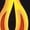 Yellow Flame, variant on Button Down Flame Shirt for Men Women Oversized Short Sleeve T-Shirt
