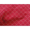 thumbnail image 4 of oneOone Cotton Poplin Red Fabric Geometric Bandhani Sewing Material Print Fabric By The Yard 56 Inch Wide, 4 of 4