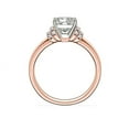 thumbnail image 2 of 0.65 Carat Excellent Princess Cut Natural Diamond Unique Solitaire Ring for Women Solid 18K Rose Gold Size 8.5, 2 of 6