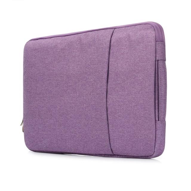 Bolsa de tela vaquera para ordenador portátil de 15 pulgadas, cremallera lavable, protección de Color sólido, reemplazo a prueba de arañazos, Almacenamiento y organización del hogar Violeta Toystoory HA072613-05
