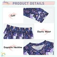 thumbnail image 4 of RMDQTR Cotton Pajama Set - 95% Cotton Soft Breathable Elastic Waist Round Neck Sleepwear for 18M-8Y Unicorns Stars and Moons, 4 of 7