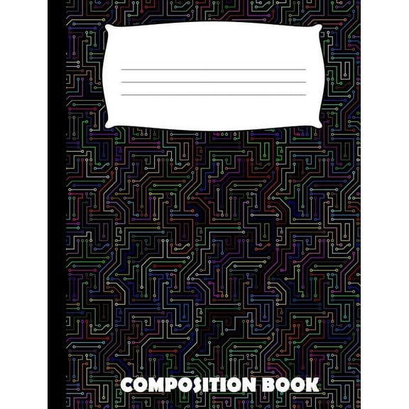 Composition Book: Rainbow Composition Notebook Wide Ruled (Paperback)