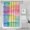 Colorful Watercolor Stripe, variant on Blue Purple Tie Dye Pattern Shower Curtain 36"x72" ,Bathroom Decorative Shower Curtains Set with 12 Hooks,Modern Waterproof Washable Shower Curtain