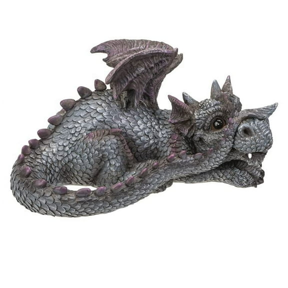 Pacific Giftware Blue Dragon Figurine, 7.48-inch Length, Resin, Table Decoration