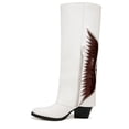 thumbnail image 2 of Zodiac Womens Rowena-Wings Zip Tall Western Boots, 2 of 9