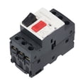 thumbnail image 1 of Motor  Circuit Breaker, 3P Overload  Switch Manual Motor Starter Button, Motor Starter  Switch Overload Disconnect  with 35Mm Rail Mount, 1 of 8