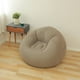 thumbnail image 3 of Sillones Puff Tyidzon para adultos, suaves y cómodos, de poliéster, de 109 cm (43 pulgadas), para sala de estar, dormitorio y sala de lectura., 3 of 4