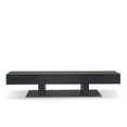 thumbnail image 6 of ACME Follian Wooden Double Pedestal Base TV Stand in Black, 6 of 8