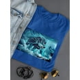 thumbnail image 3 of Electrical Wolf Beast T-Shirt Women -Anthony Chirstou Designs, Female Small, 3 of 4