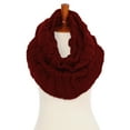 thumbnail image 3 of Basico Women Winter Chunky Wide Knitted Infinity Scarf Warm Circle Loop Line Shape, 3 of 6