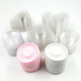 thumbnail image 2 of tredstone 50Pcs Eyelash Trays Plastic Empty Makeup Beauty Salons Home Clear High Round, 2 of 5