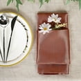 thumbnail image 4 of BalsaCircle 50 Pieces 20" Terracotta Satin Dinner Napkins Wedding Party, 4 of 8