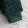 thumbnail image 4 of Christmas Outfits for Baby Girl Newborn Reindeer Long Sleeve Crewneck Fuzzy Fleece Romper Winter Infant Clothes, Green, 18 Months, 4 of 7