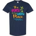 thumbnail image 3 of Inktastic Spring Break the Beach is My Happy Place T-Shirt, 3 of 5