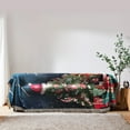 thumbnail image 2 of Christmas Tapestry Throw Blanket, Multipurpose Holiday Decor for Sofa Couch Bed, Reversible Gift Carpet for Home Office Nap(G), 2 of 6