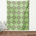 thumbnail image 3 of Ambesonne Mid Century Fabric by the Yard Upholstery, Atomic Boomerang, 2 Yards, Apple Green Indigo, 3 of 4